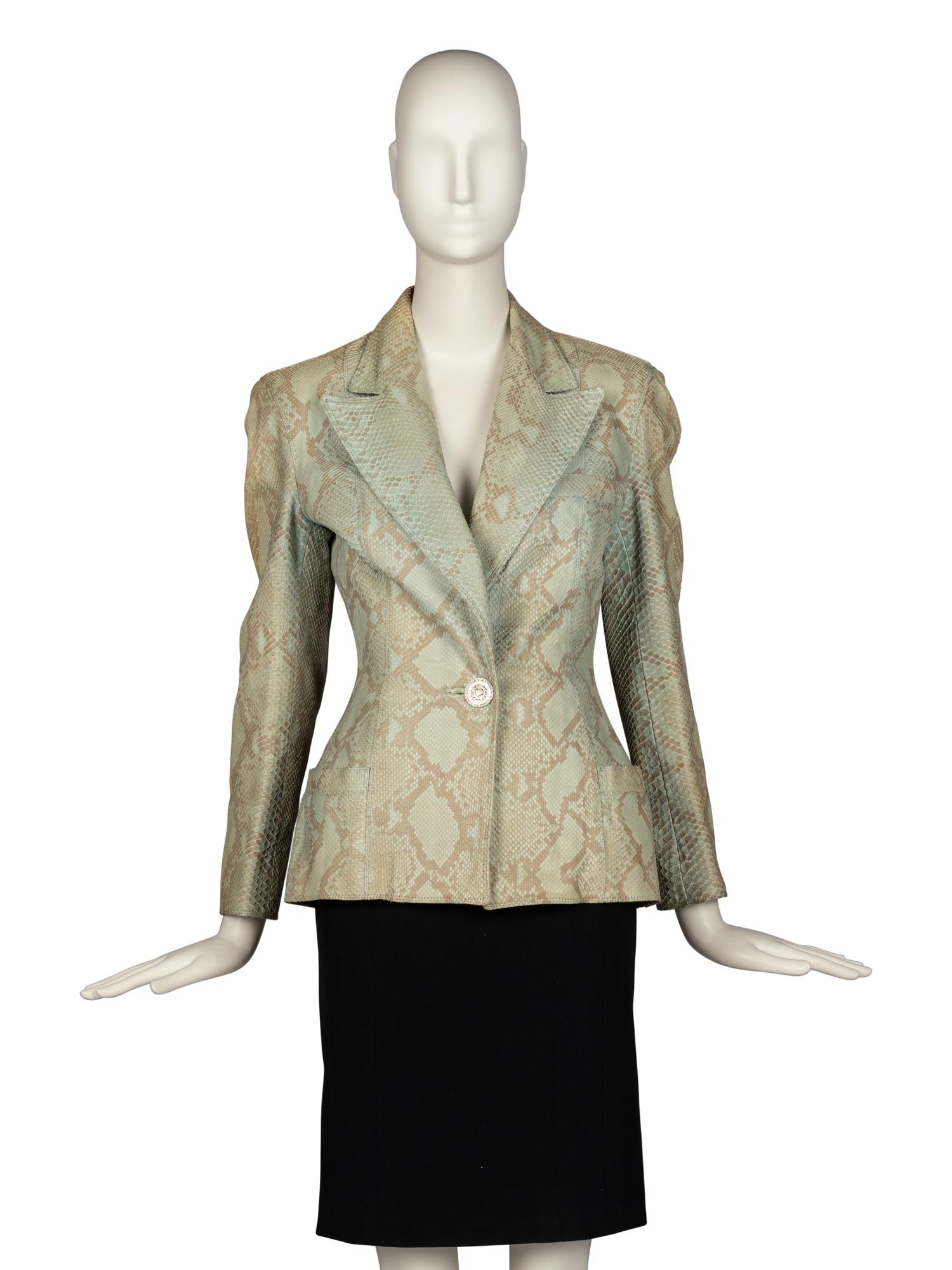 Versace Python Jacket, 1998