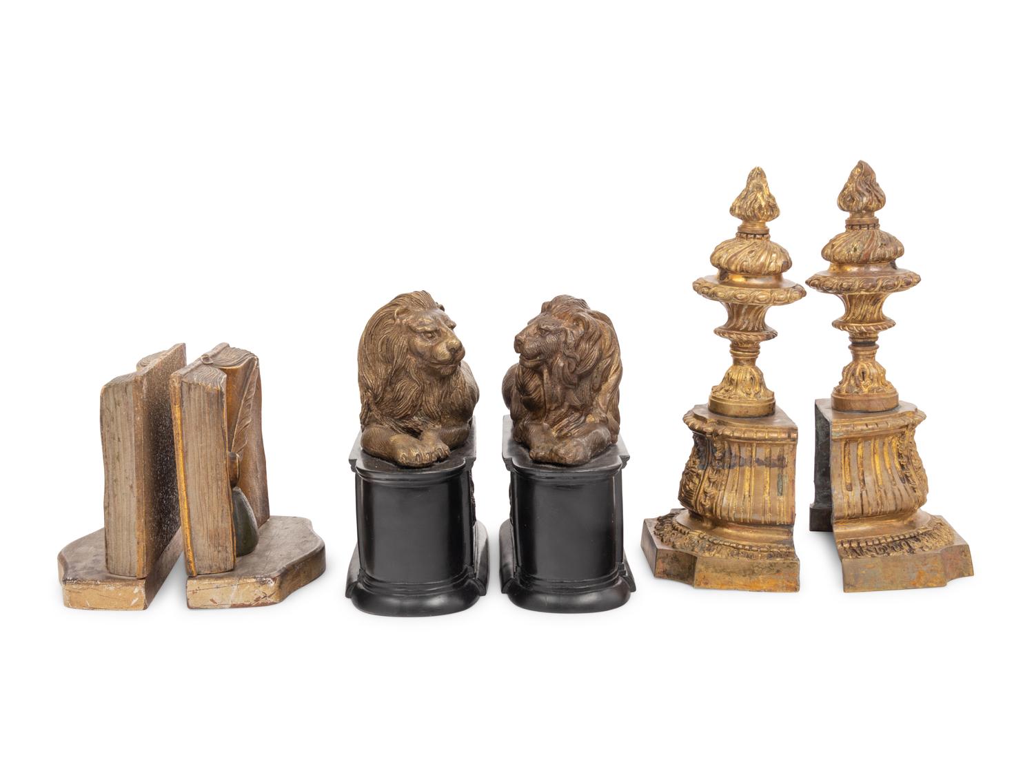 Three Pairs of Bookends
