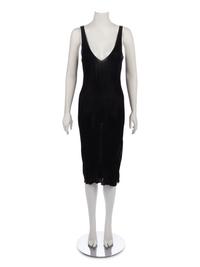 Chanel Black Knit Evening Dress, 2007