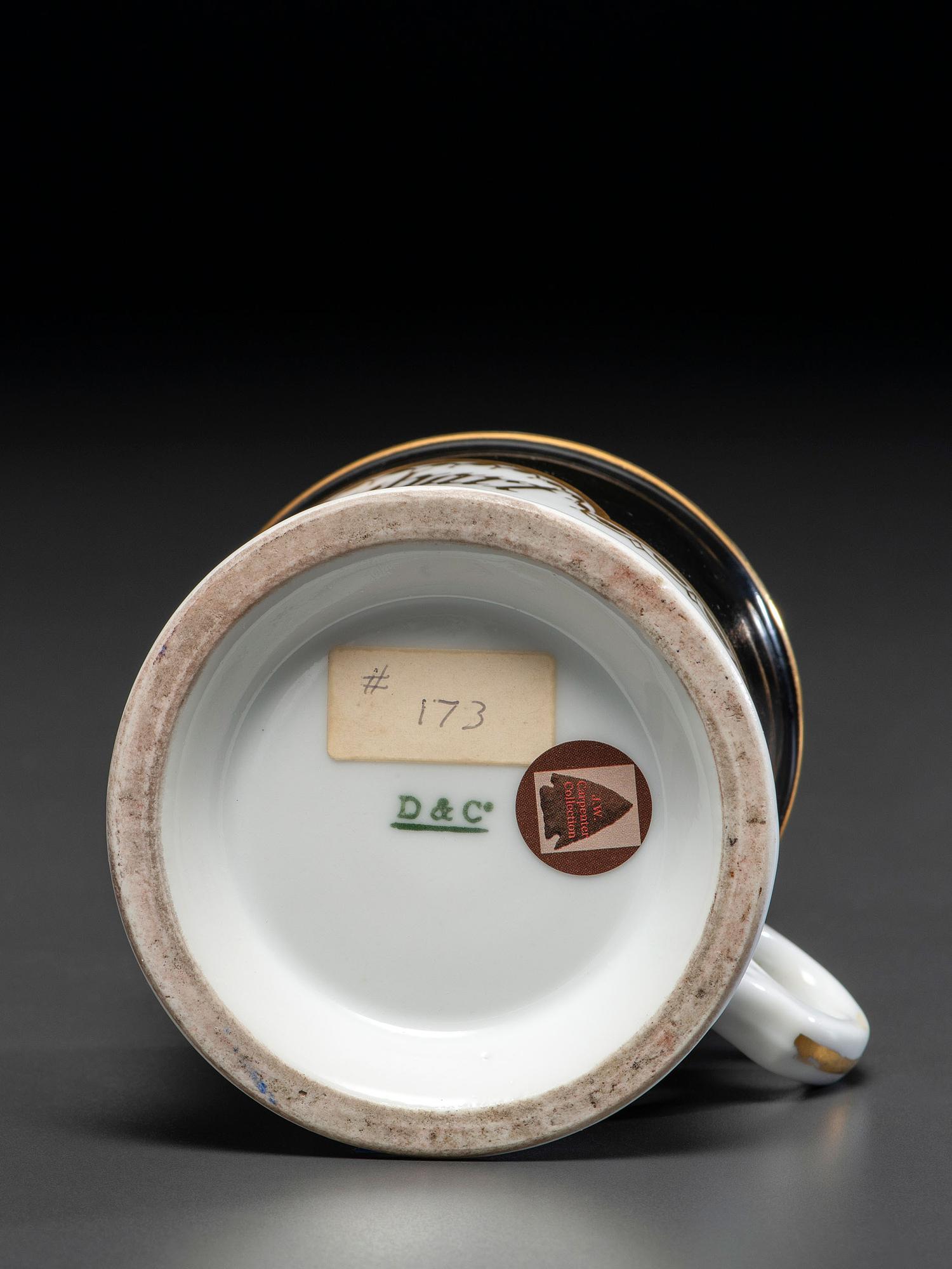 A Fireman's Porcelain Occupational Shaving Mug