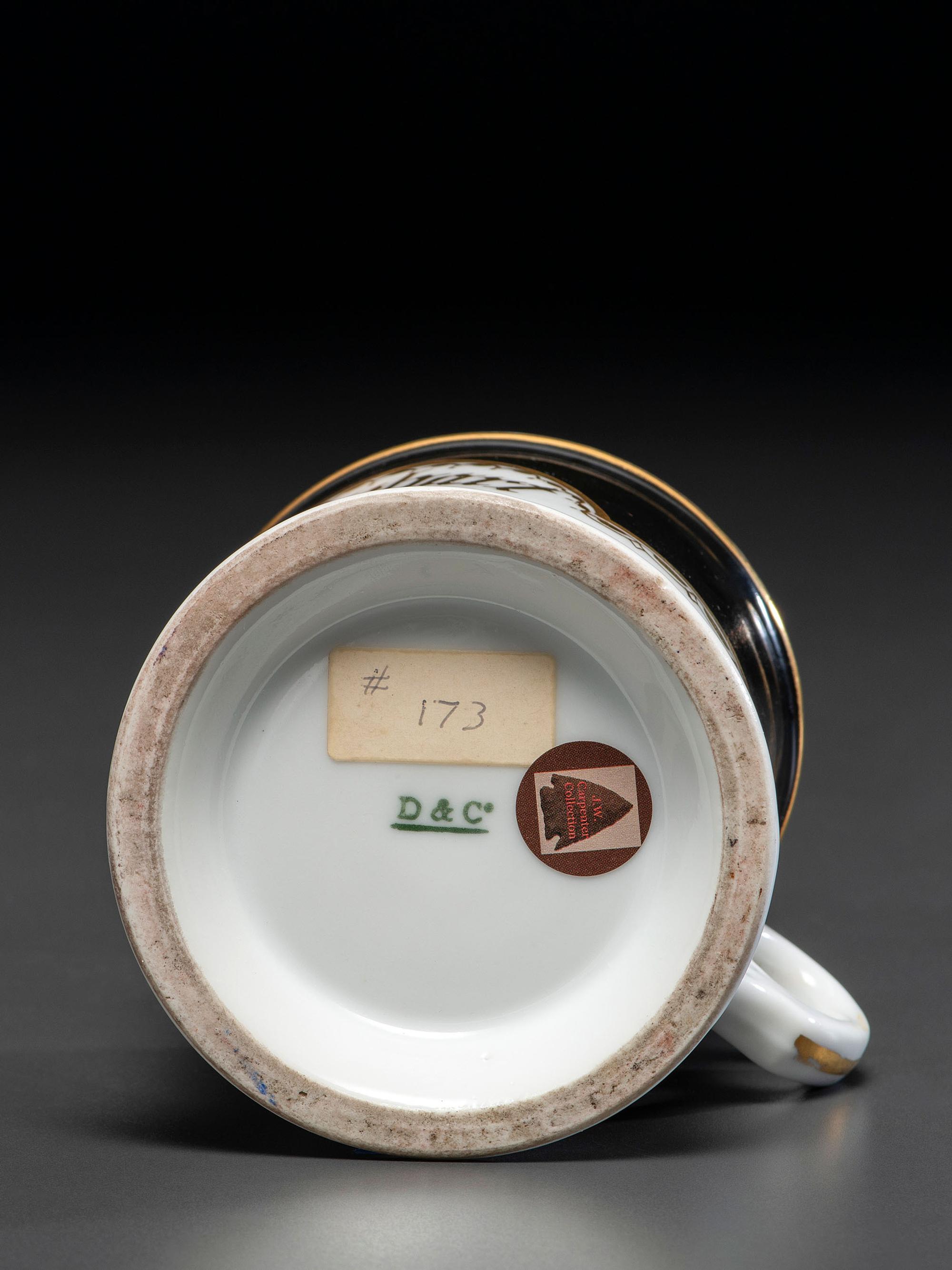 A Fireman's Porcelain Occupational Shaving Mug