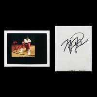 A Michael Jordan Signed Autograph Original Jean Moss Polaroid Proof for McDonalds Acclaimed 1987 Muscular Dystrophy Advertisement (Beckett Authentication Services, Moss Family Letter)