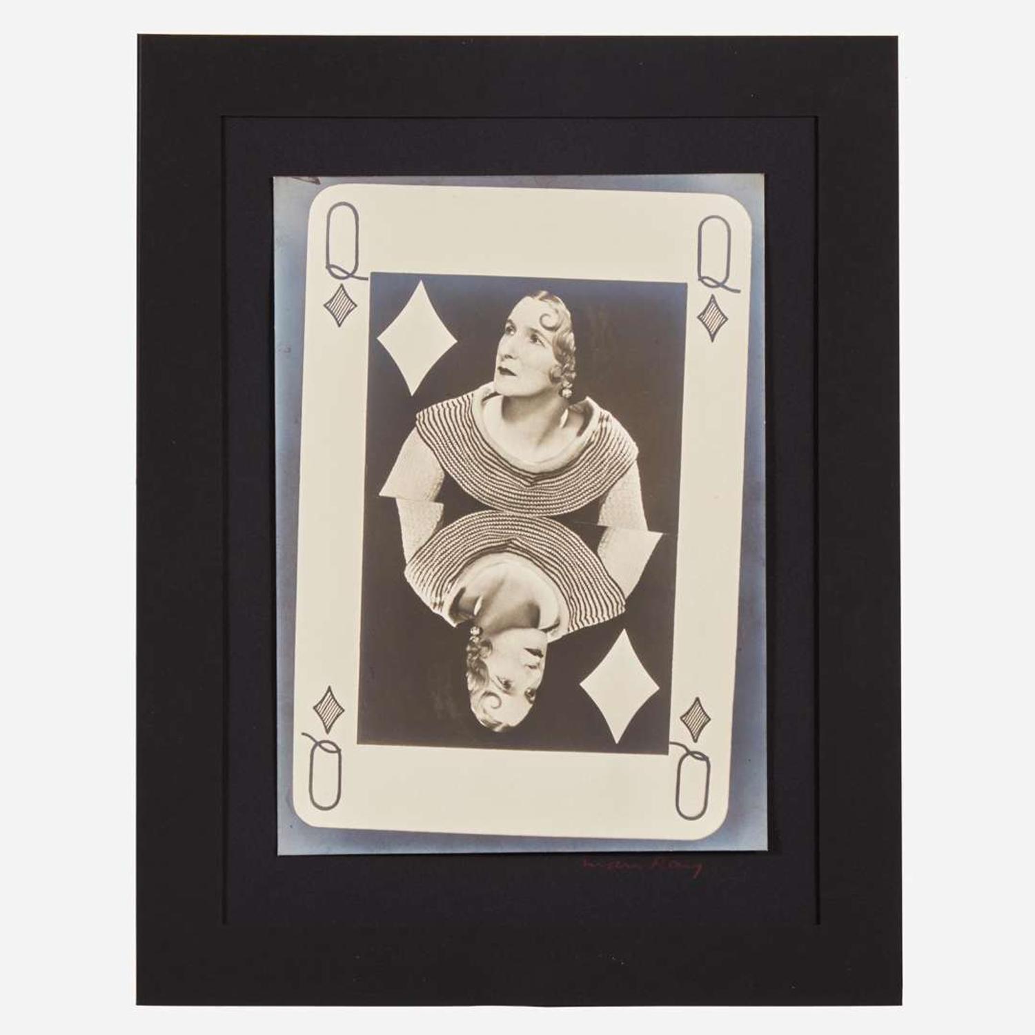 Man Ray (American, 1890-1976) Valentine Hugo as Queen of Diamonds