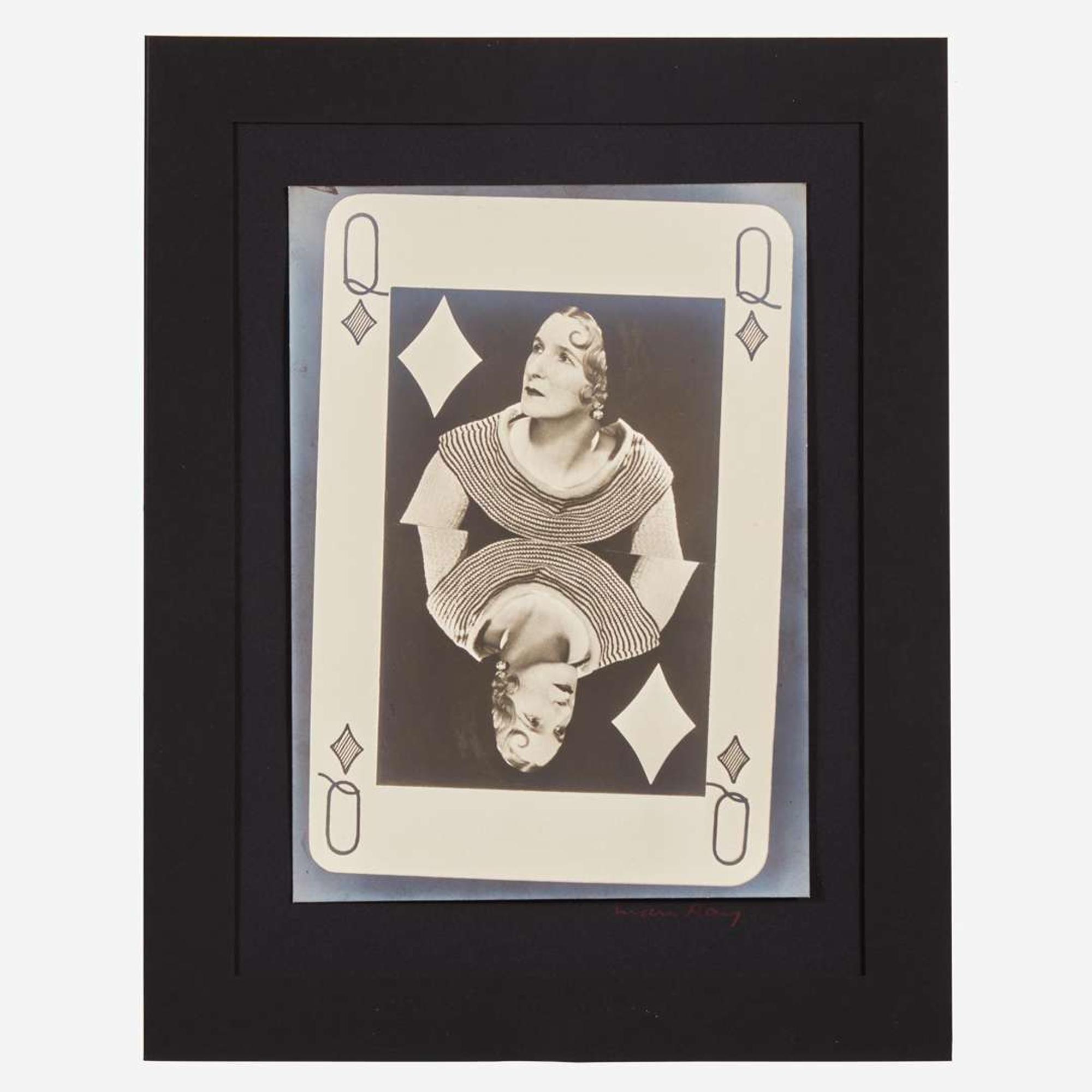 Man Ray (American, 1890-1976) Valentine Hugo as Queen of Diamonds