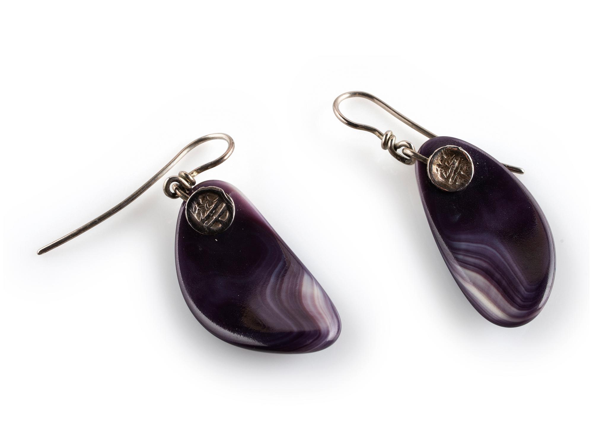 Southwestern and Plains Colorful Hook and Post Earrings