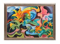 William Sanderson, (American, 1905-1990), Fantasy Forrest, circa 1985