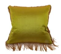 An Embroidered Throw Pillow