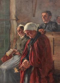 During Mass in Normandy