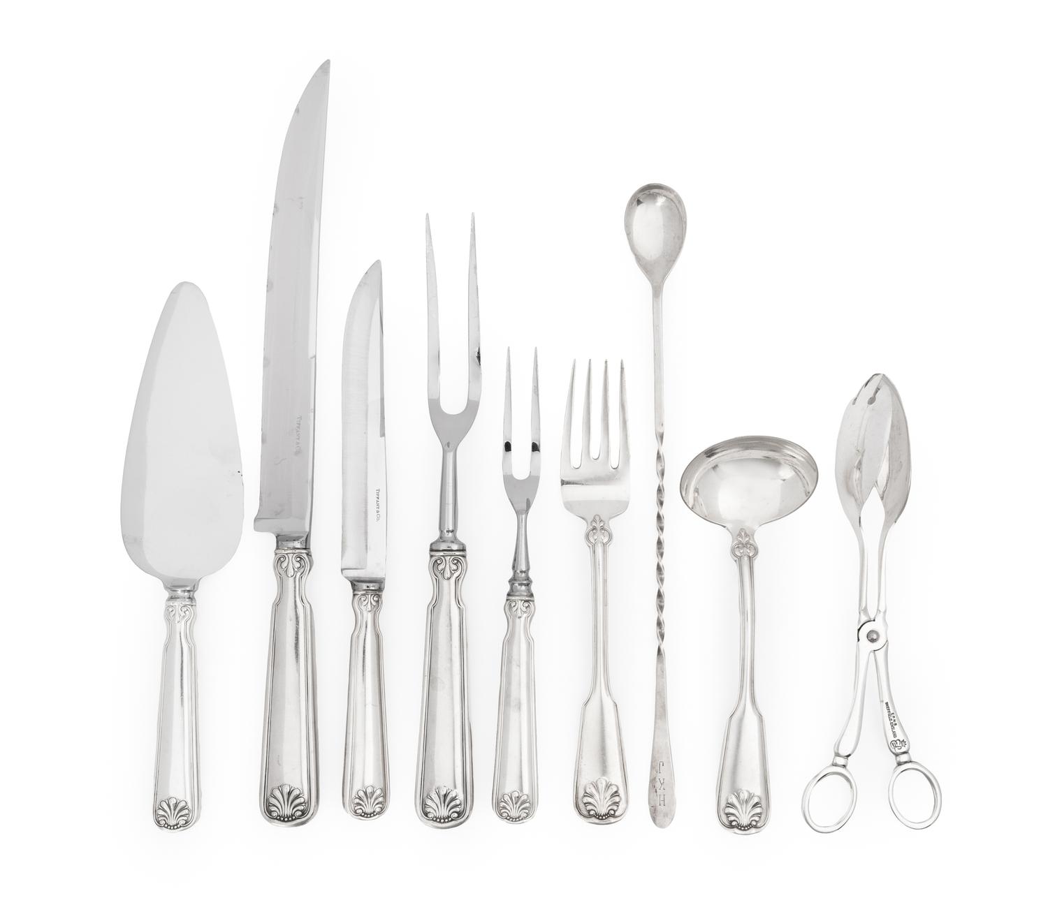 A Tiffany and Co. Silver Flatware Service
