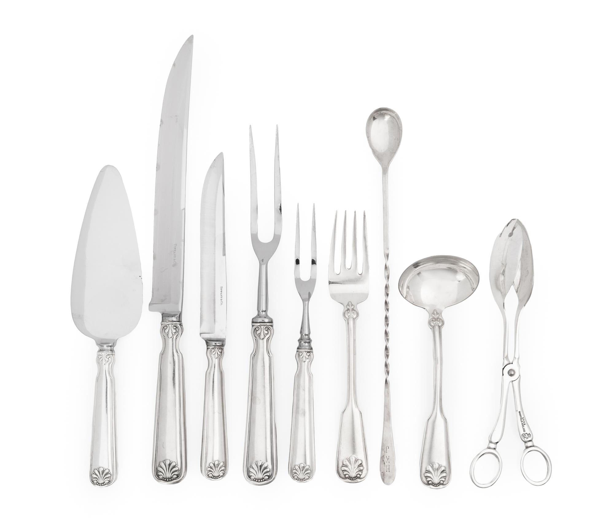 A Tiffany and Co. Silver Flatware Service