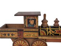 A Reed Toys Jack and Jill Mother Goose Railroad Engine and Passenger Car