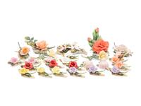A Collection of Boehm and Royal Worcester Dorothy Doughty Porcelain Flowers