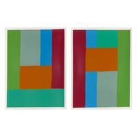 Dan Christensen (American, 1942–2007) — Chord Progression I and II (a pair of works)