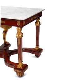 An Empire Style Marble-Top Center Table