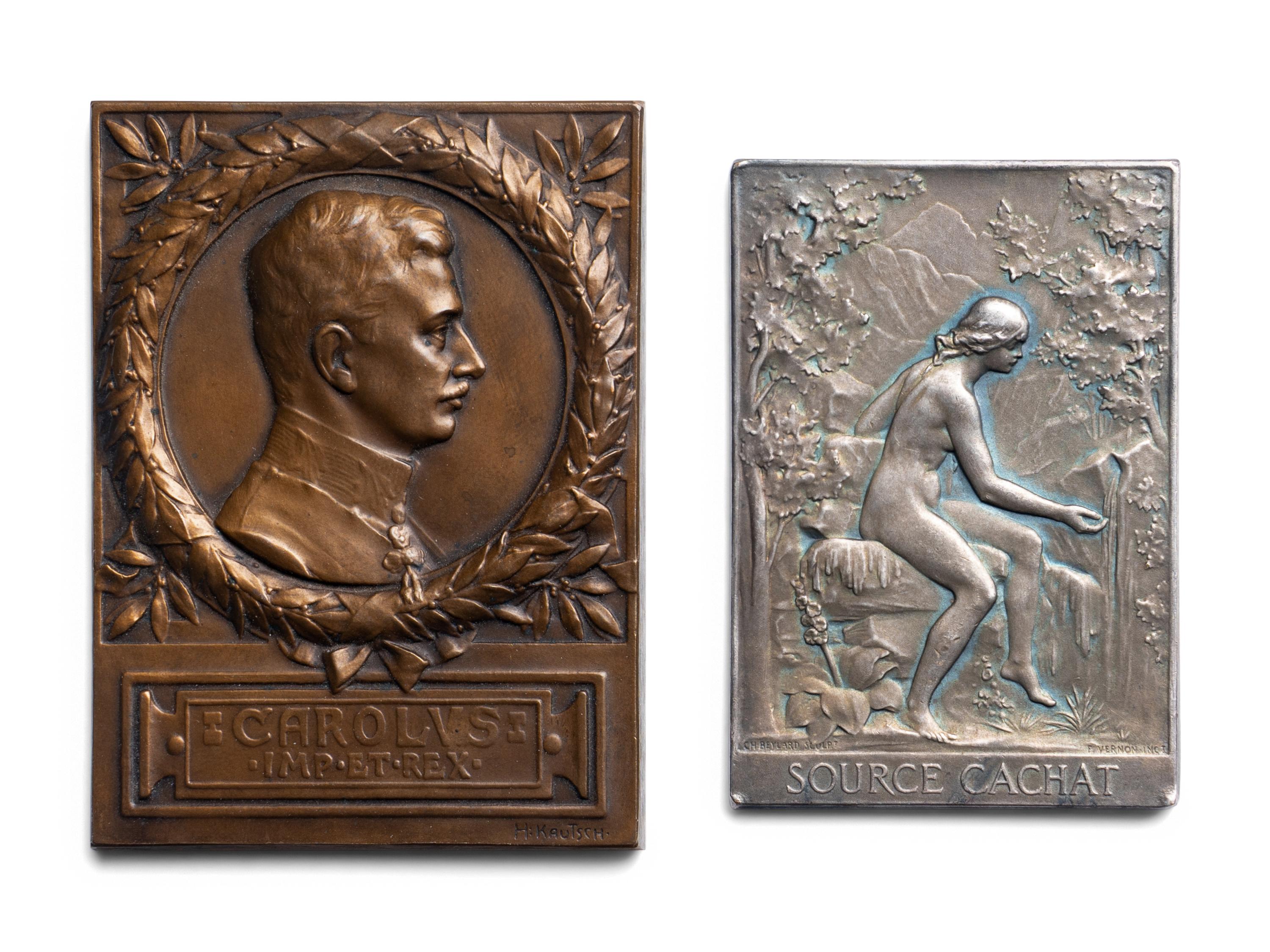 [EXONUMIA] Two Continental Commemorative Plaquettes