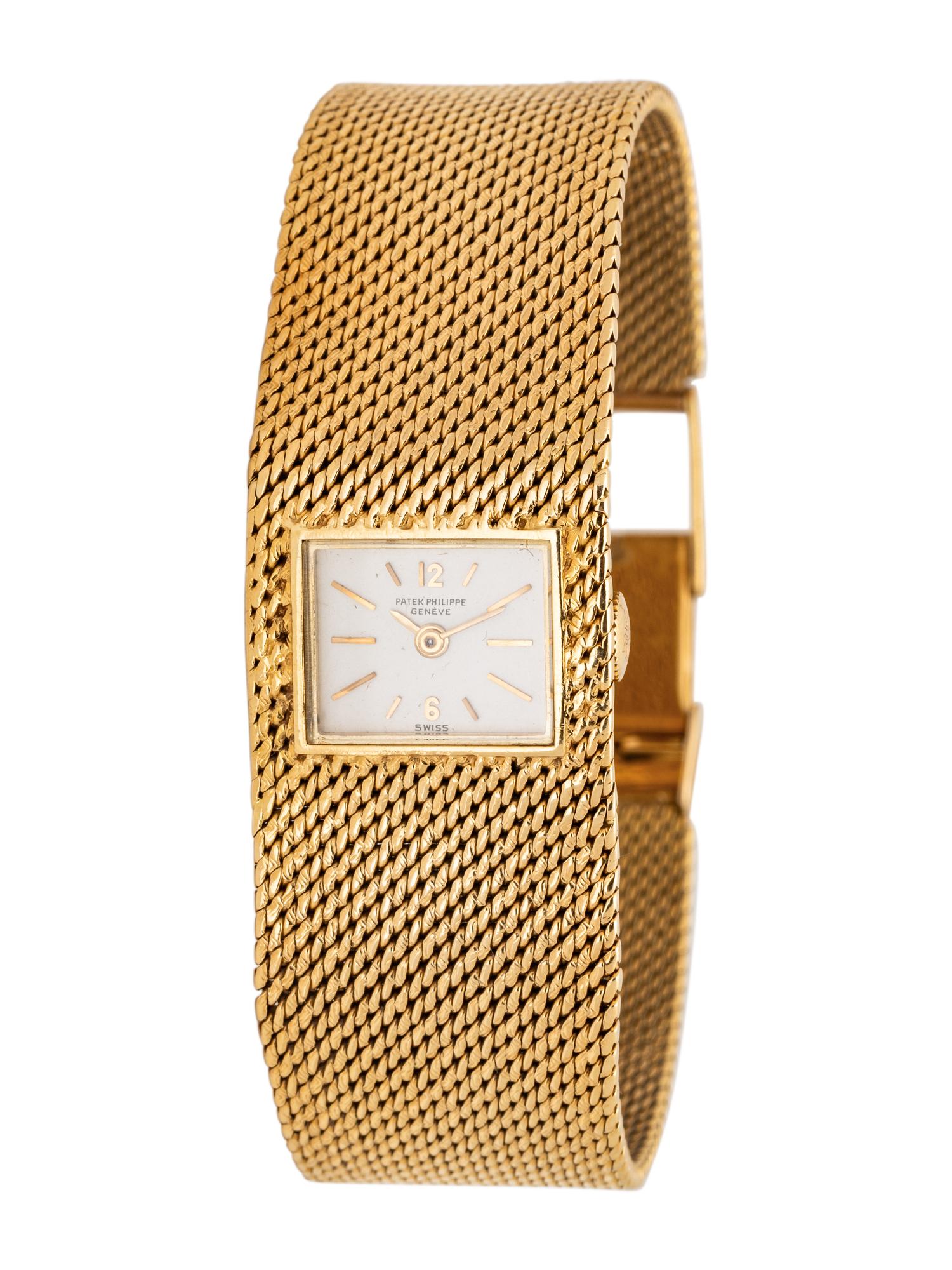 PATEK PHILIPPE, 18K YELLOW GOLD WATCH