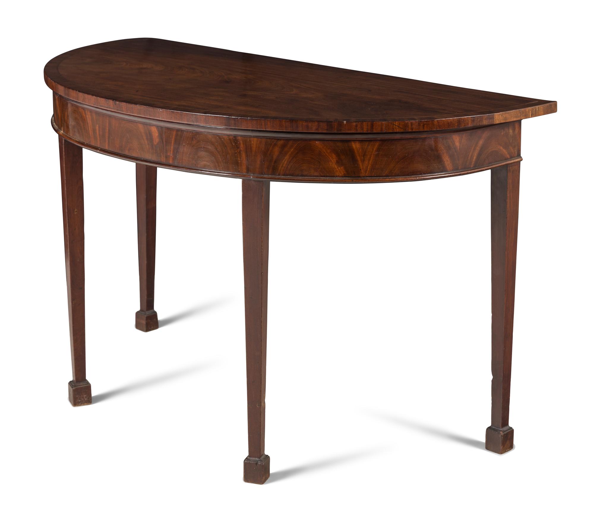 A George III Mahogany Console Table