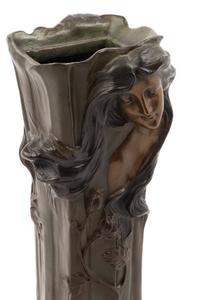 An Art Nouveau Bronze Vase