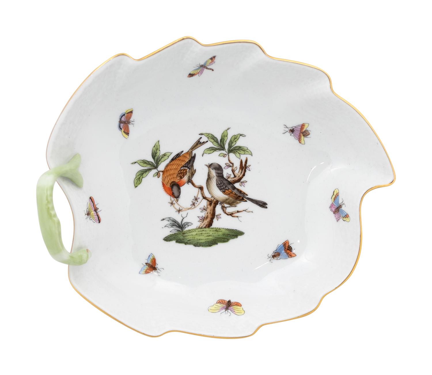 Two Herend Porcelain Articles