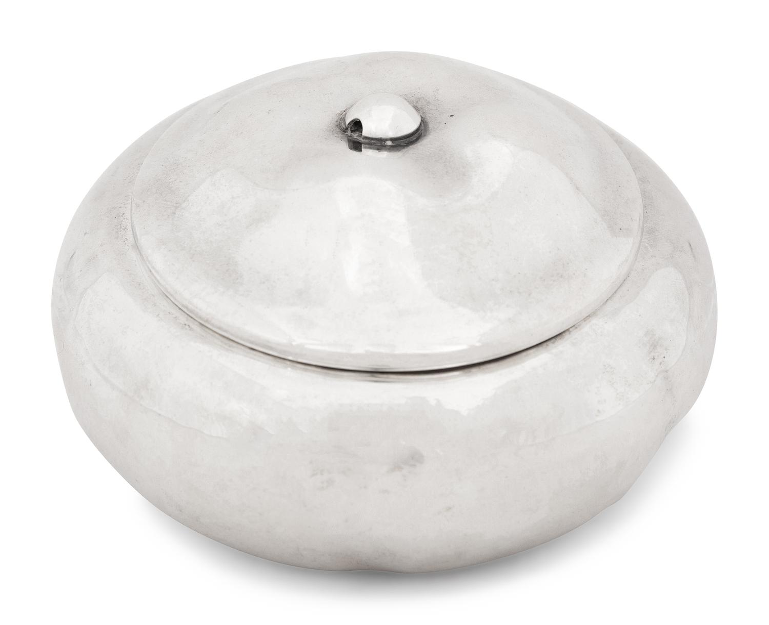 An Elsa Peretti for Tiffany and Company Italian Silver Jewelry Box