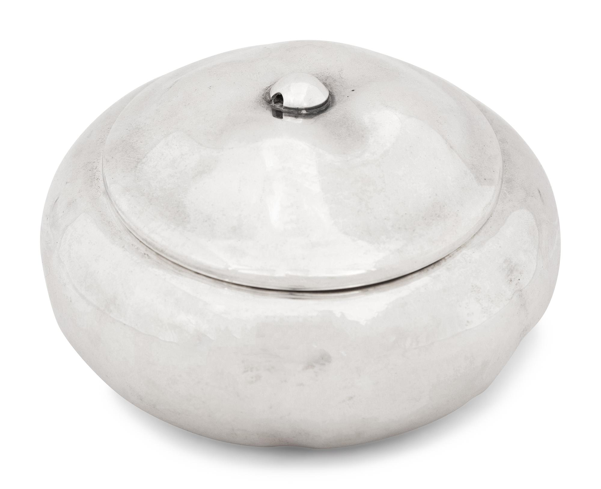 An Elsa Peretti for Tiffany and Company Italian Silver Jewelry Box