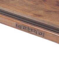 A Large Chinese Hardwood, Possibly Huanghuali, Low Table, Late Qing-Republic Period — 晚清-民國 硬木四方矮桌
