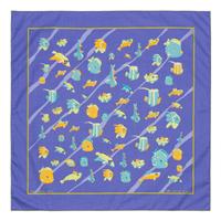 Three Hermès 70cm Cotton Scarf, 1990-2010s