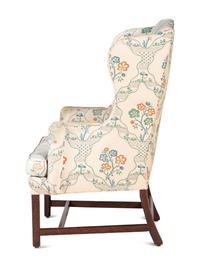 A George III Style Mahogany Easy Chair