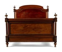 An Empire Style Gilt Bronze Mounted Mahogany Bed