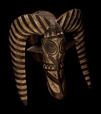 Two Mossi Wood Masks