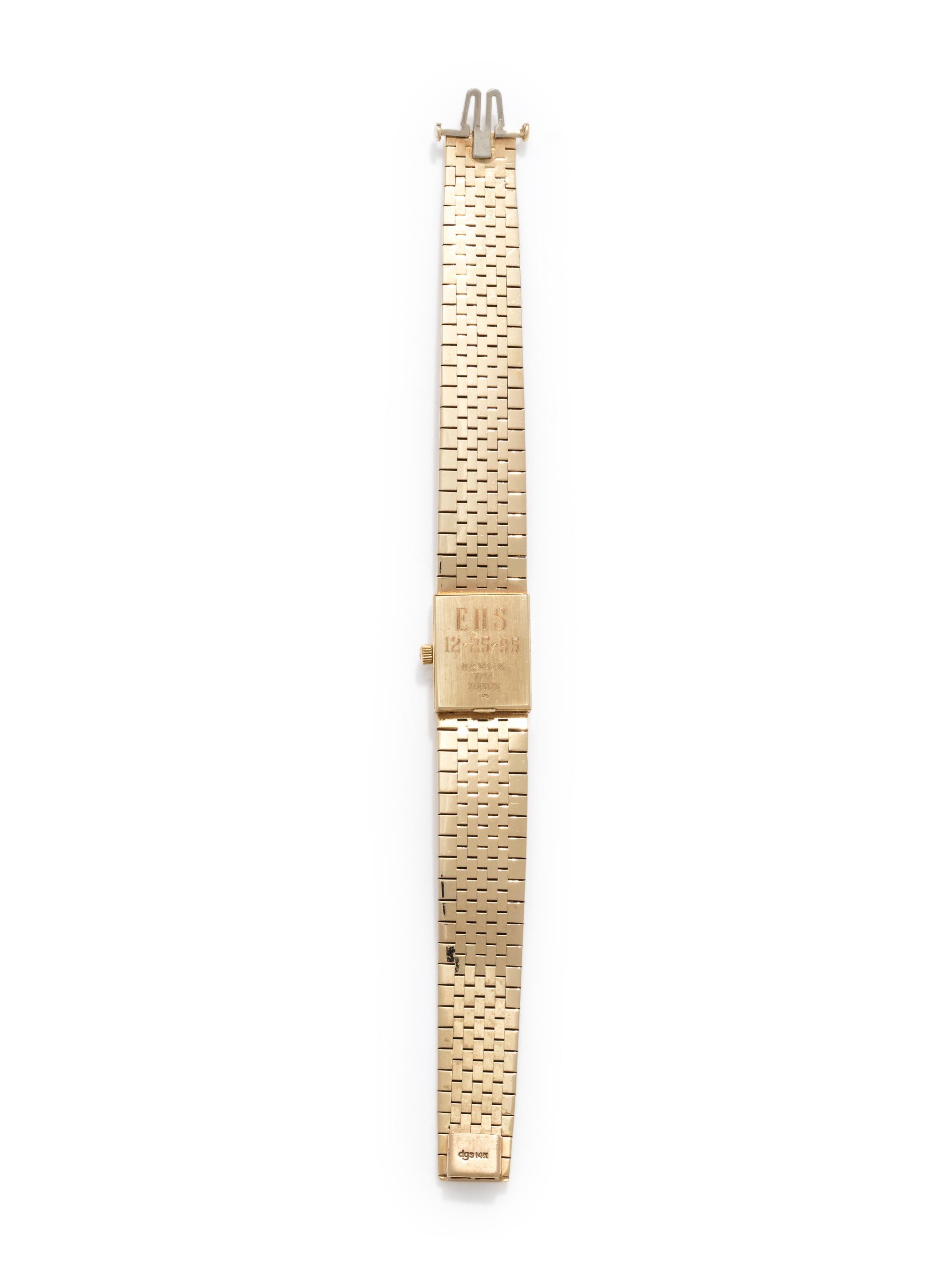 BAUME & MERCIER, 14K YELLOW GOLD WRISTWATCH