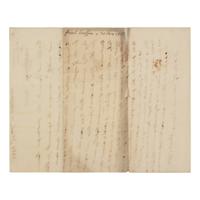 [African-Americana] Cuffe, Paul. Autograph Letter, signed