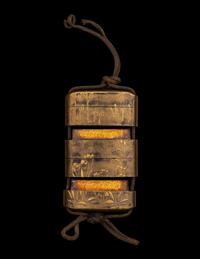 A Japanese Four-Case Gold Lacquer Inro