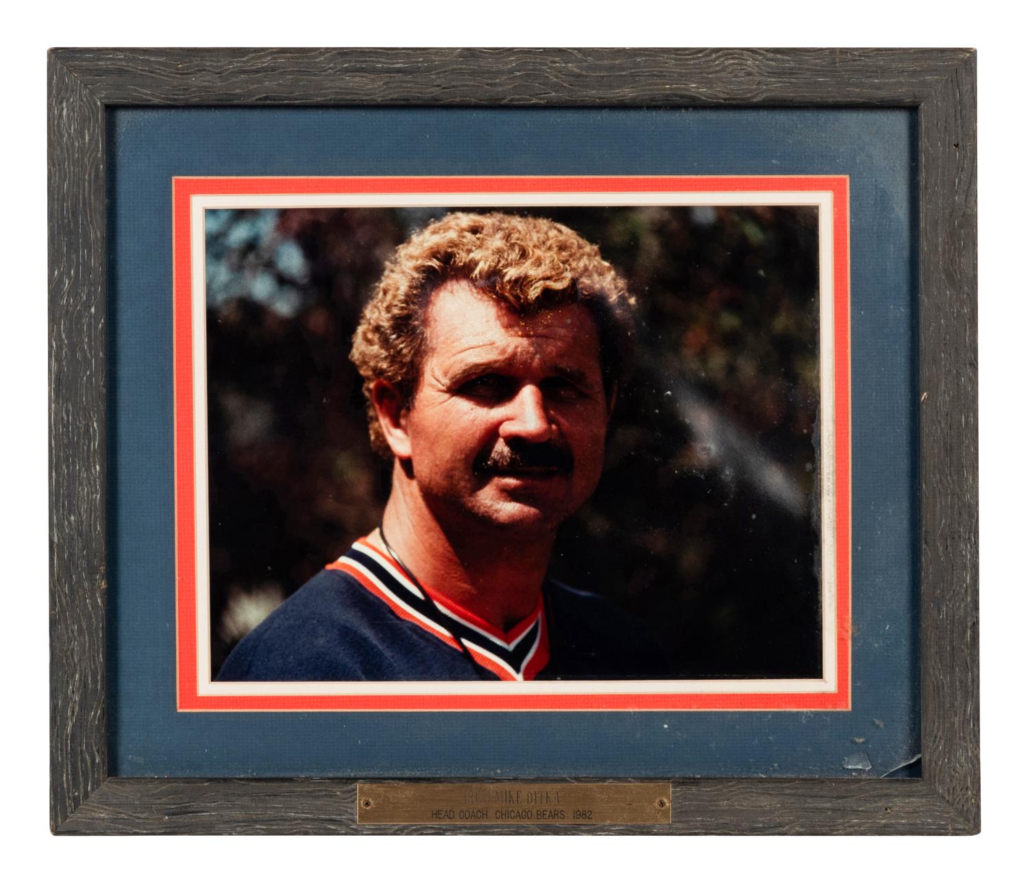 A Group of Ten Candid and Personal Photographs from Mike Ditka’s Restaurant