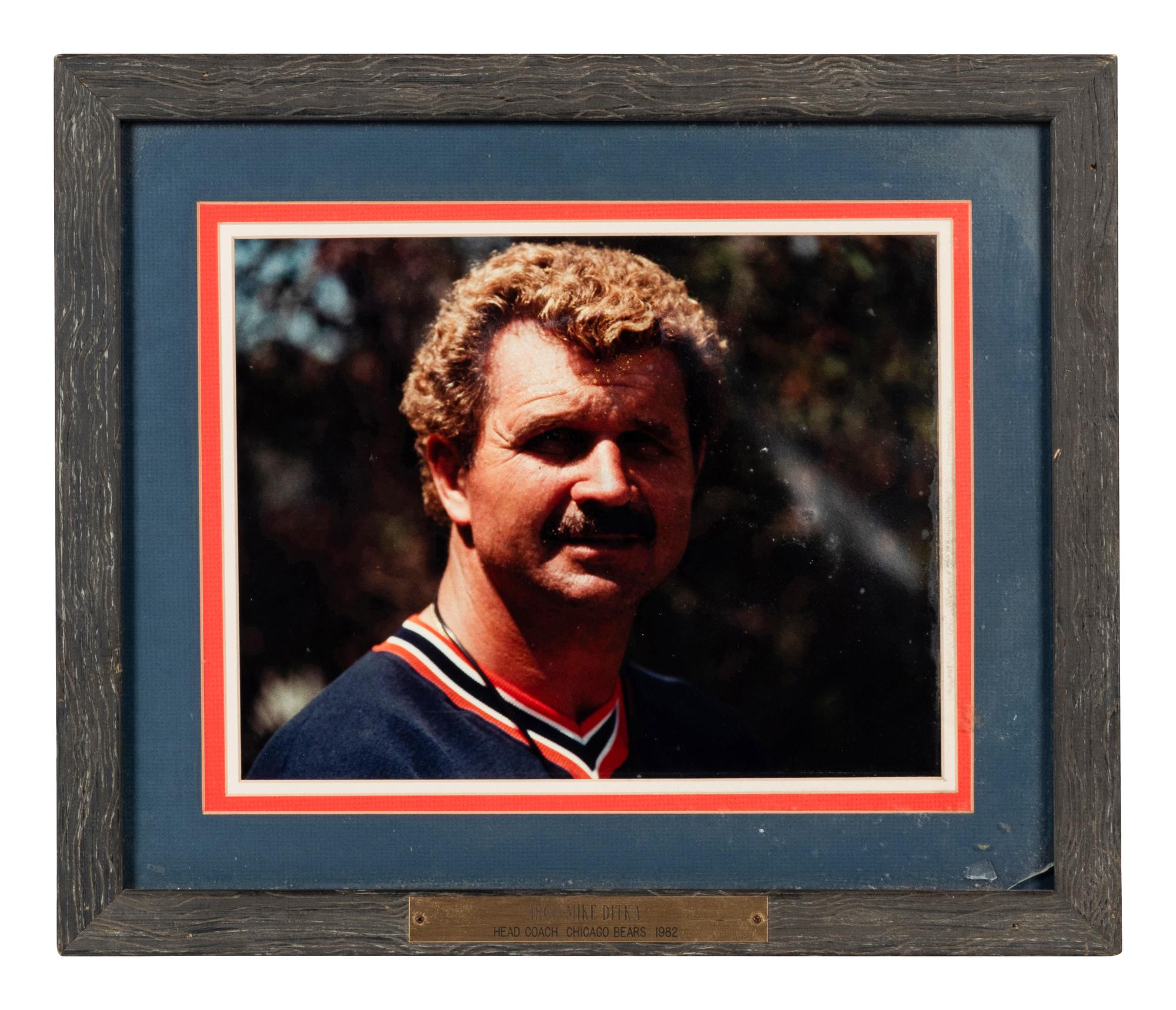 A Group of Ten Candid and Personal Photographs from Mike Ditka’s Restaurant