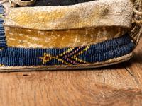Kiowa Beaded Hide Moccasins