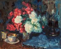 Still Life with Flowers and Coffee Cup