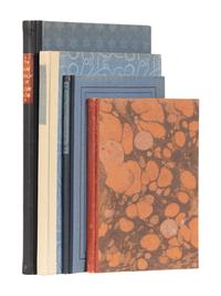 [GRABHORN PRESS]. A group of 4 works printed by the Grabhorn Press, comprising: