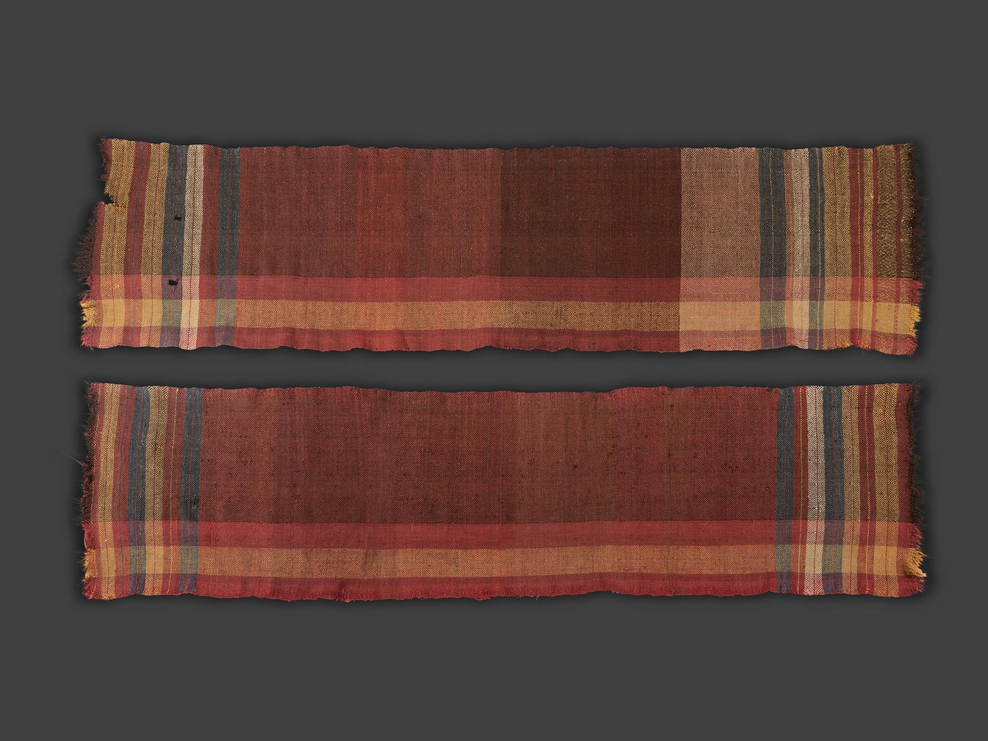 Two Woven Coverlets and a Pair of Woven Runners