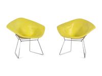Pair of Diamond Chairs, Knoll International, USA