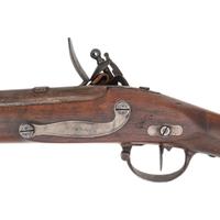 Composite Baden Flintlock Musket with an 1827 Dated US Model 1822 (1816 Type II) Lock