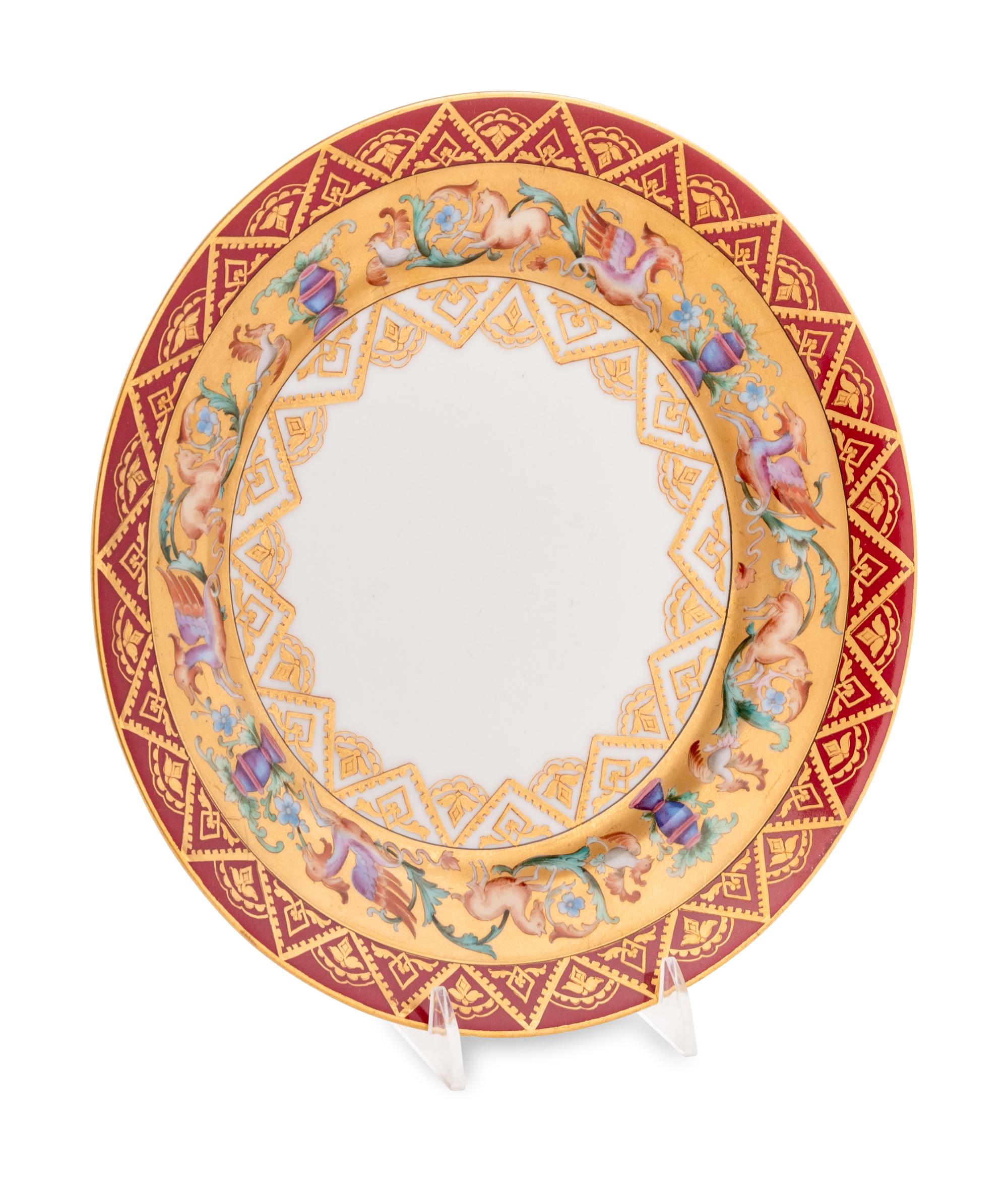 An M.S. Kuznetsov Porcelain Plate