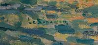 Henri Le Sidaner, (French, 1862 - 1939), Vieilles maisons a Chartres, 1921