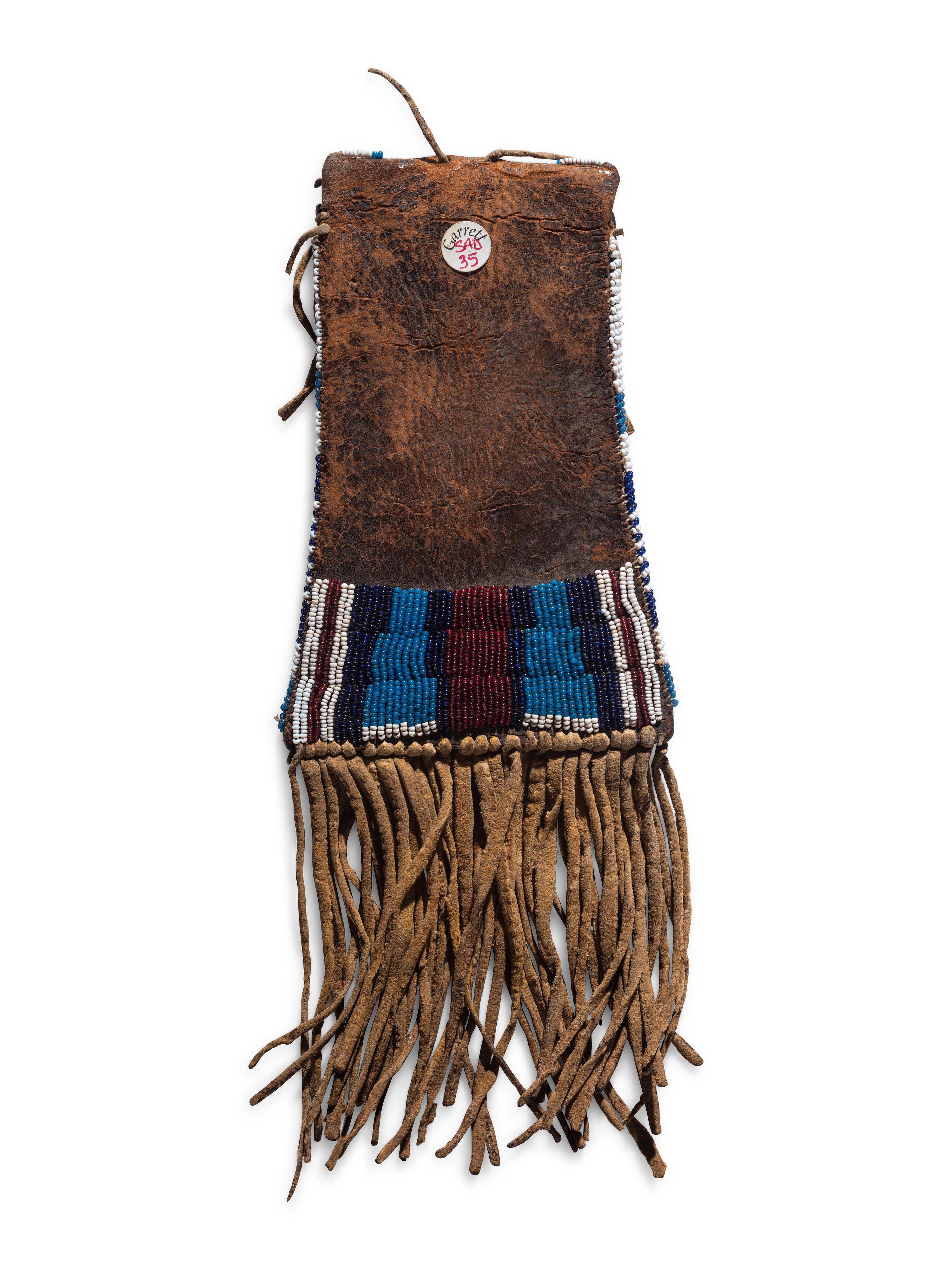 Kiowa Beaded Hide Strike-a-Light Case