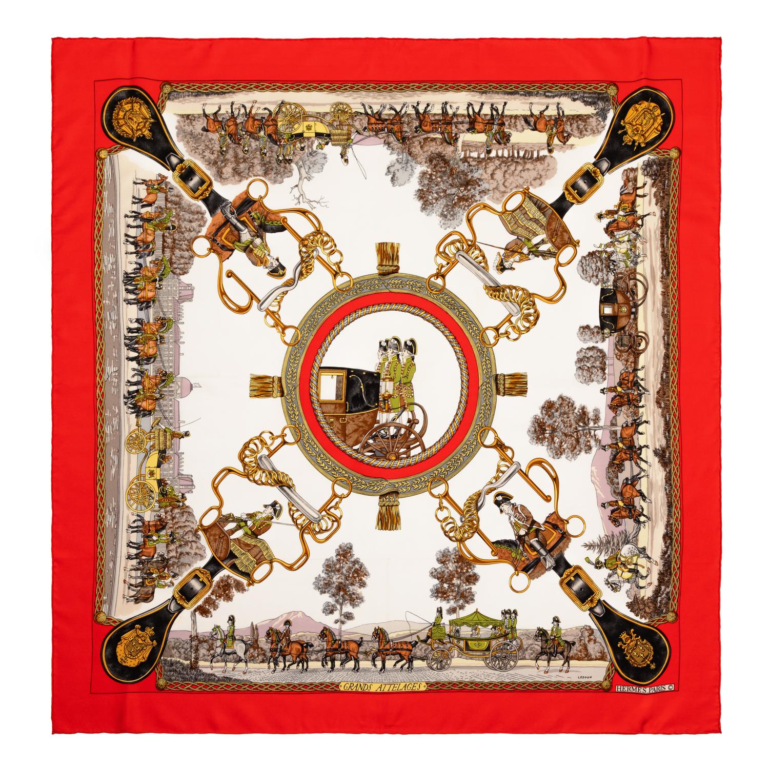 Hermès 90cm Silk Scarf