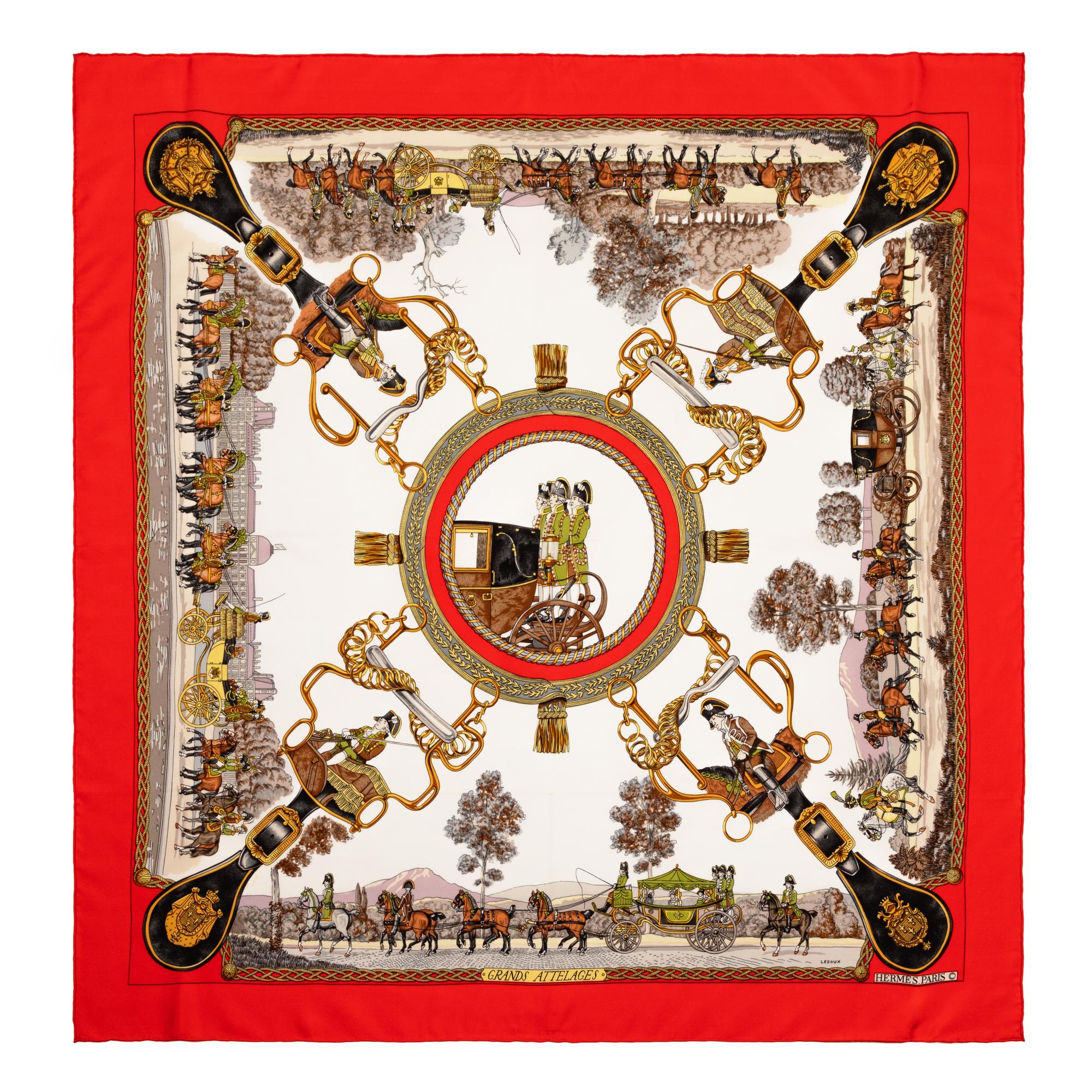 Hermès 90cm Silk Scarf