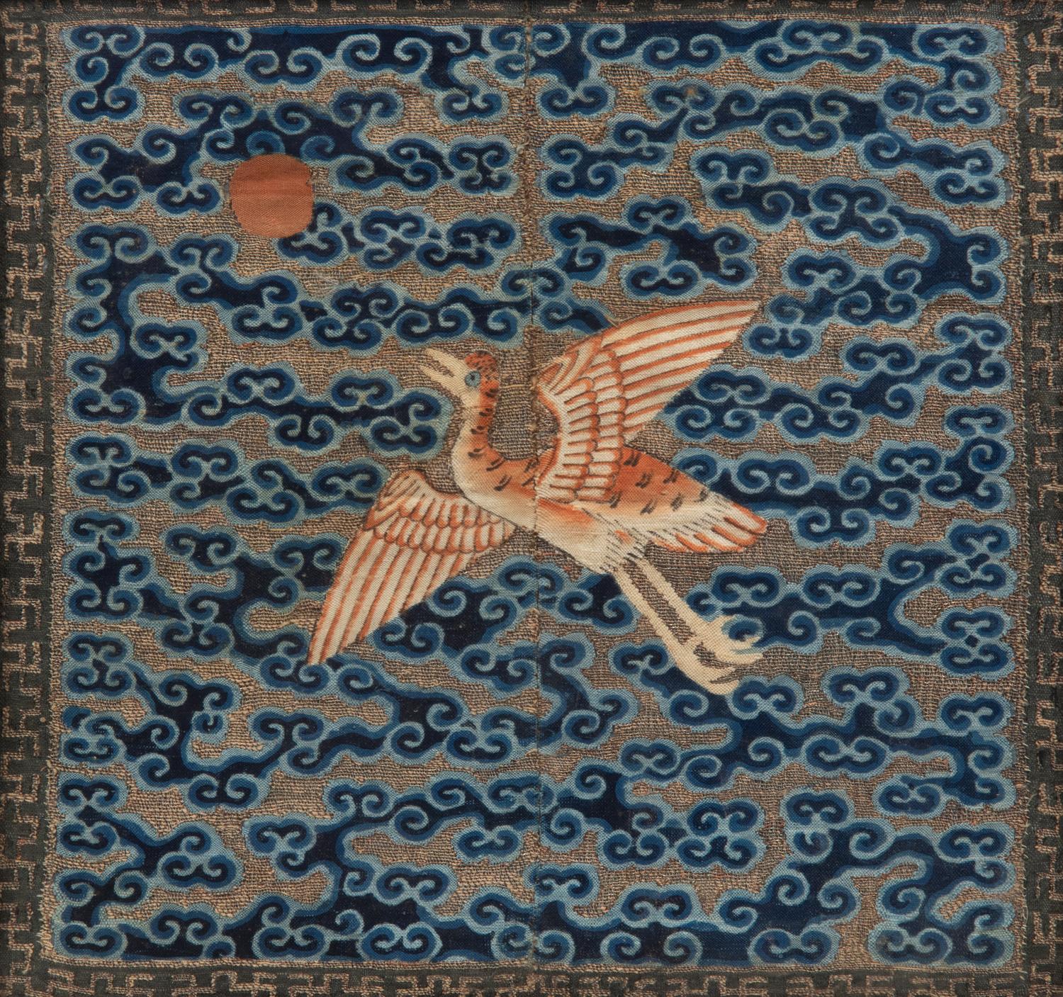 A Chinese Framed Embroidery