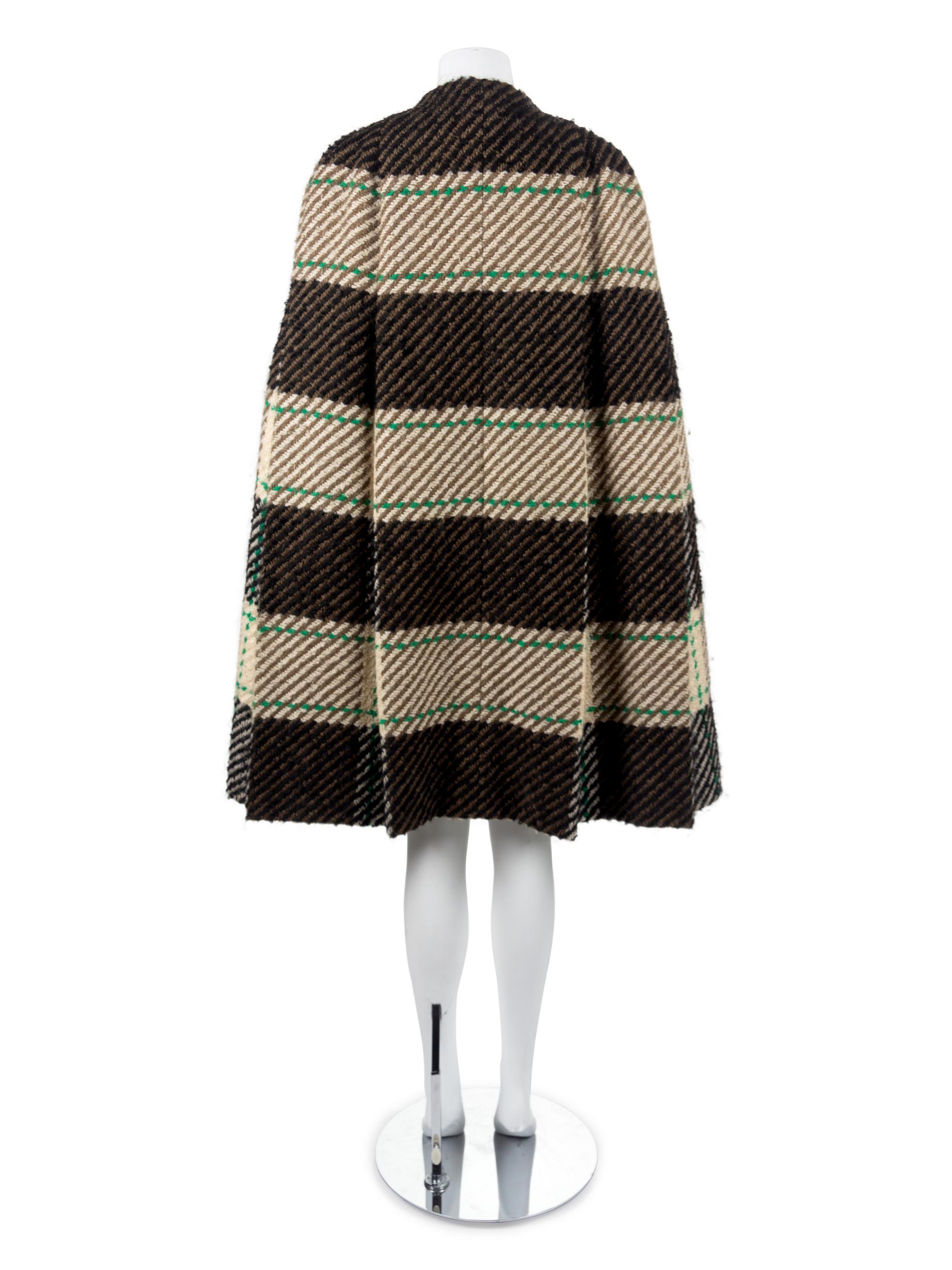 One Norman Norell Coat, One Alberto Fabiani Coat, and One Pauline Trigère Cape, 1960s — Sold to benefit the Art Acquisition Fund at the Indianapolis Museum of Art at Newfield.