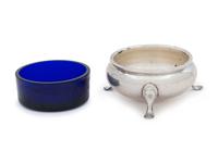 Twenty-Four English and American Glass-Lined Silver Salt Cellars