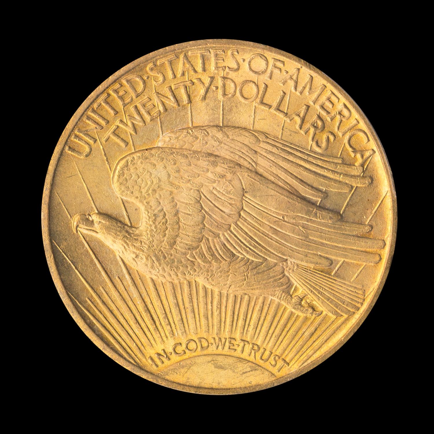 A United States 1922 St. Gaudens $20 Gold Coin